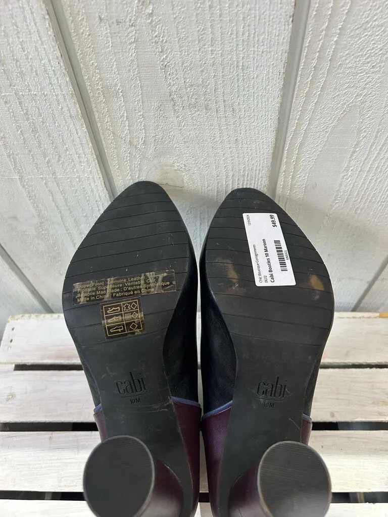 Cabi Bisset Ankle Boots - Size 10