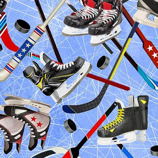 Hockey Skates Blue