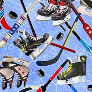 Hockey Skates Blue
