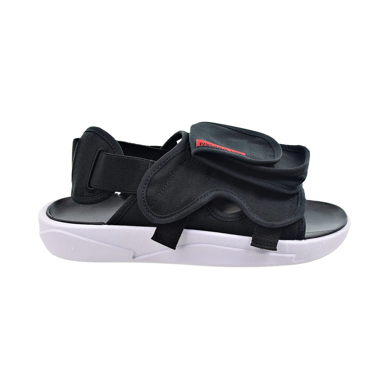 Jordan LS Men's Slide Sandals Black-University Red-White