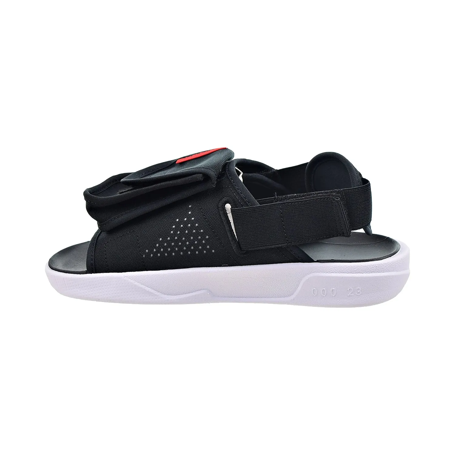 Jordan LS Men's Slide Sandals Black-University Red-White