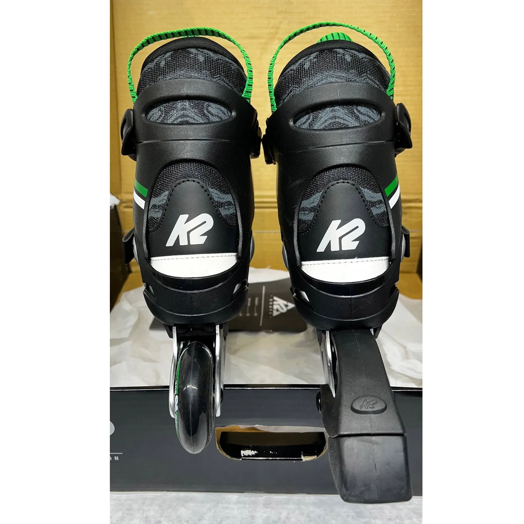 K2 Sk8 Hero Boa ALU Boys Adjustable Inline Skates - (Lightly Used Size 1-5)