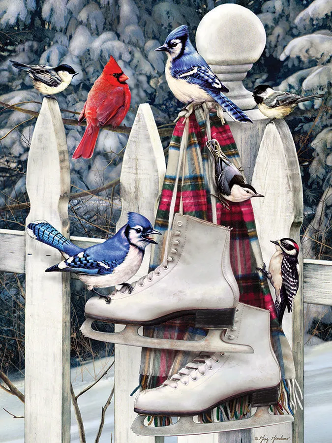 Puzzle - Birds with Skates
