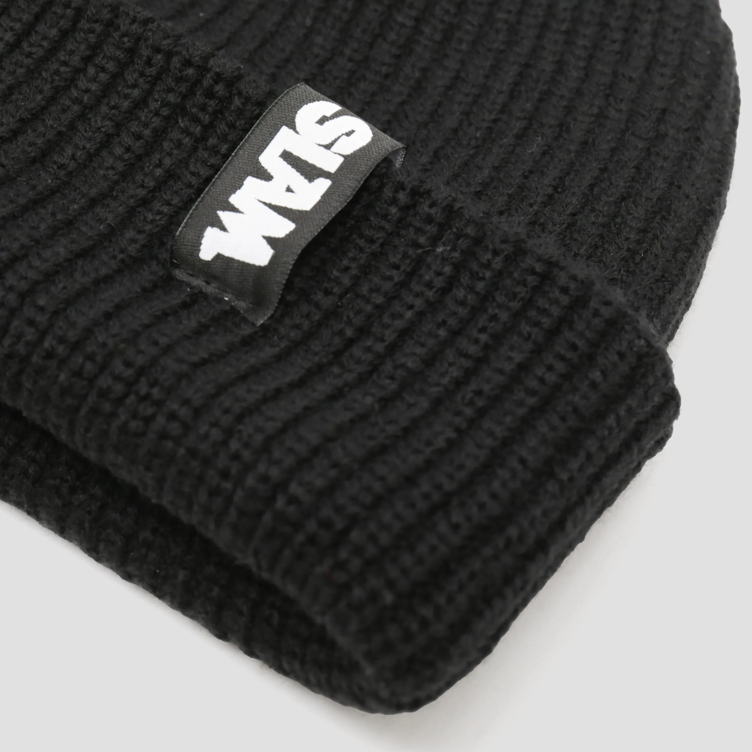 Slam City Skates Cable Beanie Black