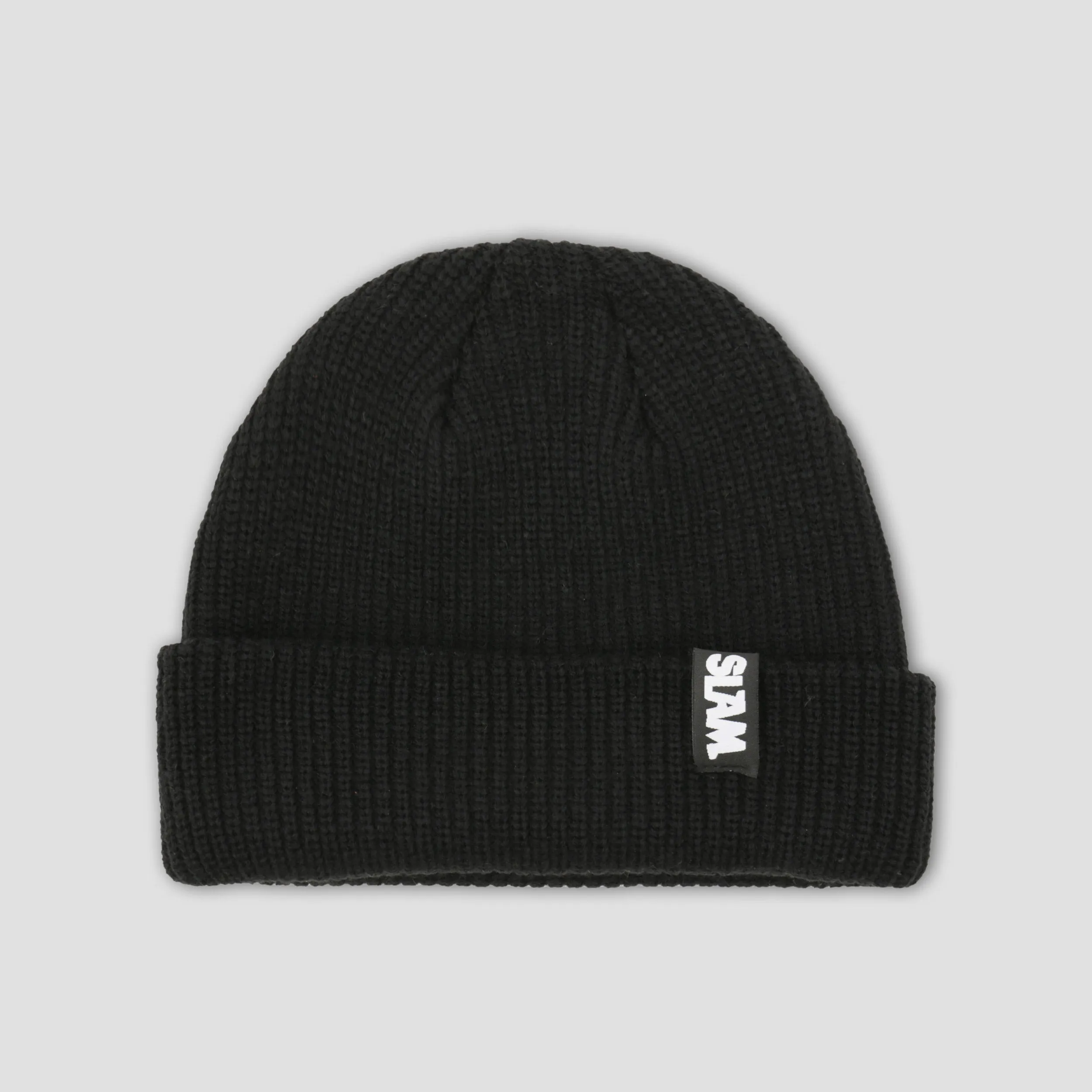 Slam City Skates Cable Beanie Black